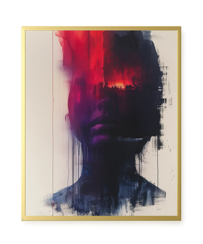 Shadow Face Canvas Wall Art