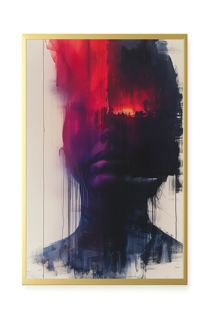 Shadow Face Canvas Wall Art