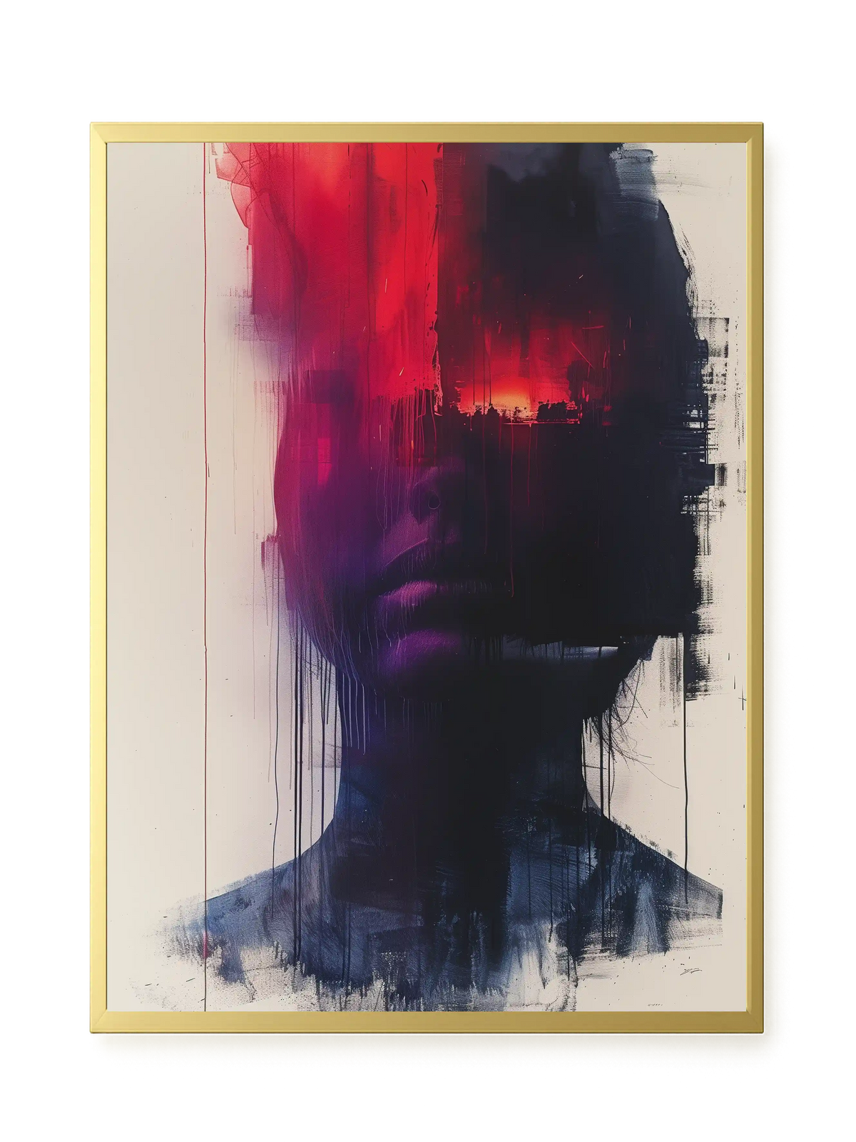 Shadow Face Canvas Wall Art