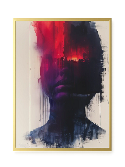 Shadow Face Canvas Wall Art