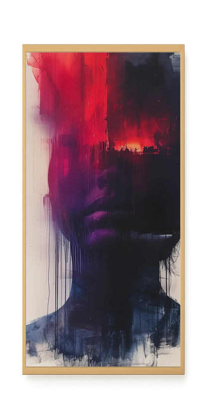 Shadow Face Canvas Wall Art