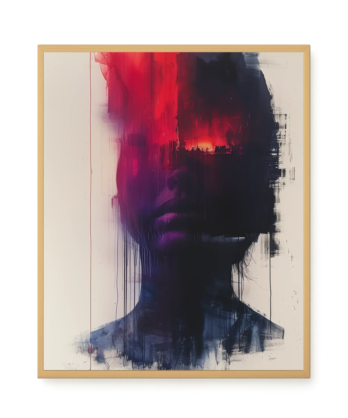 Shadow Face Canvas Wall Art