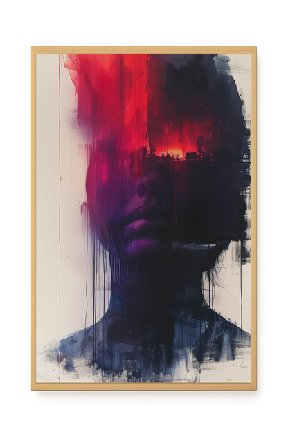 Shadow Face Canvas Wall Art