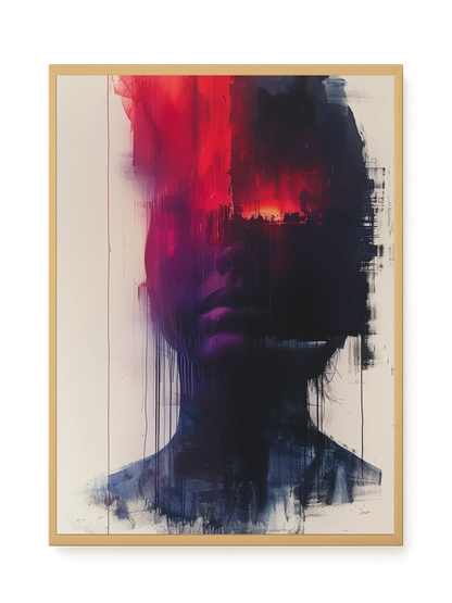 Shadow Face Canvas Wall Art