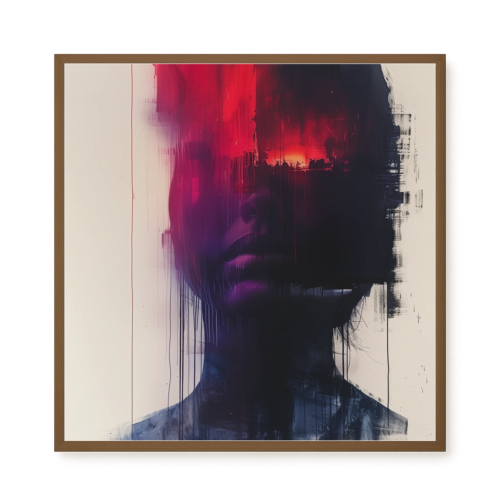 Shadow Face Canvas Wall Art