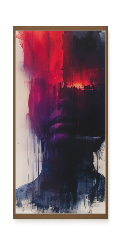 Shadow Face Canvas Wall Art