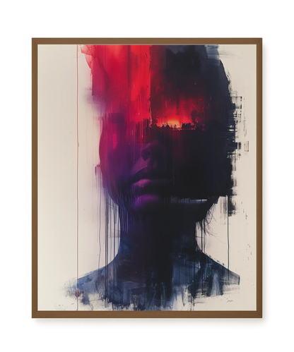 Shadow Face Canvas Wall Art