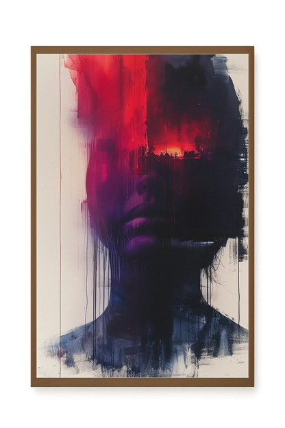 Shadow Face Canvas Wall Art