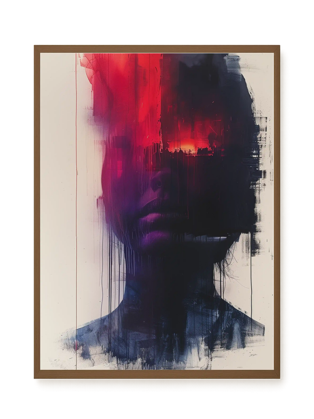 Shadow Face Canvas Wall Art