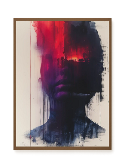 Shadow Face Canvas Wall Art
