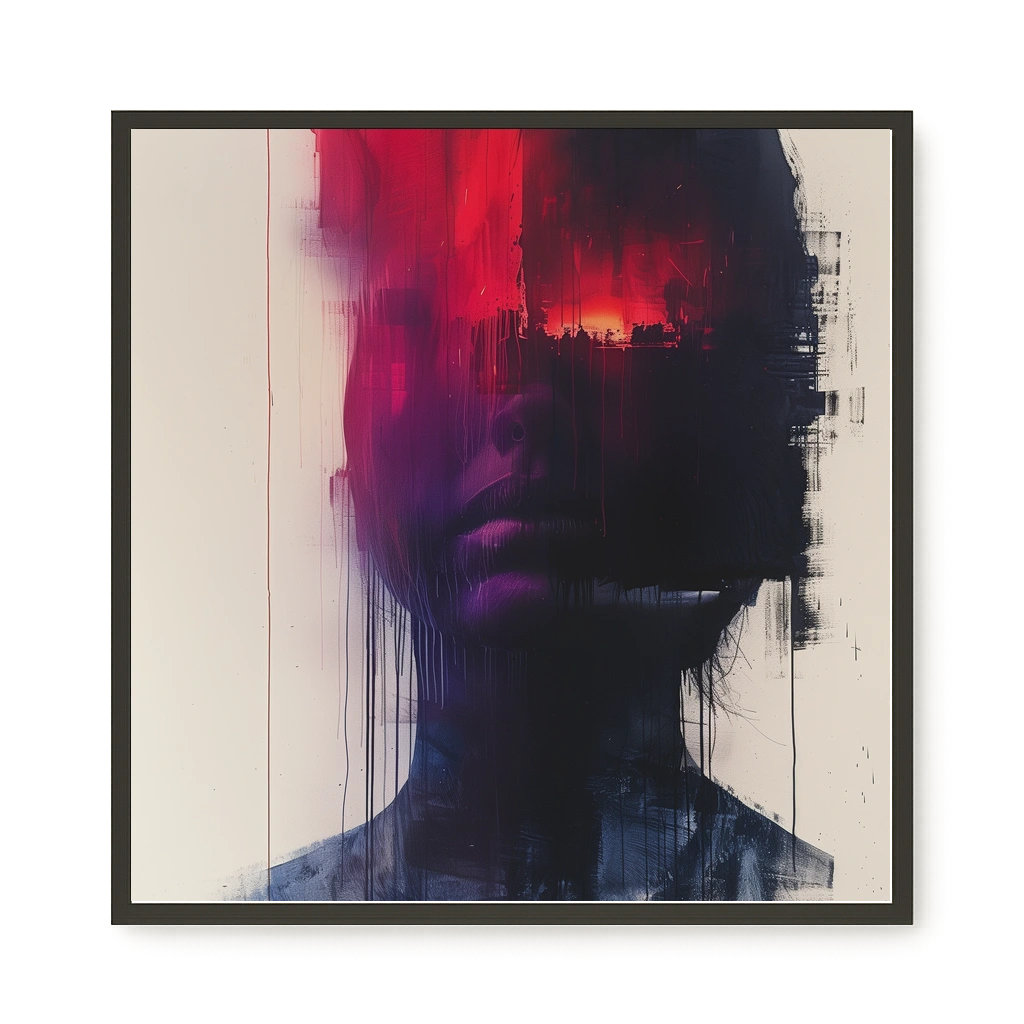 Shadow Face Canvas Wall Art