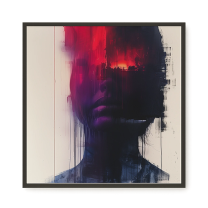 Shadow Face Canvas Wall Art