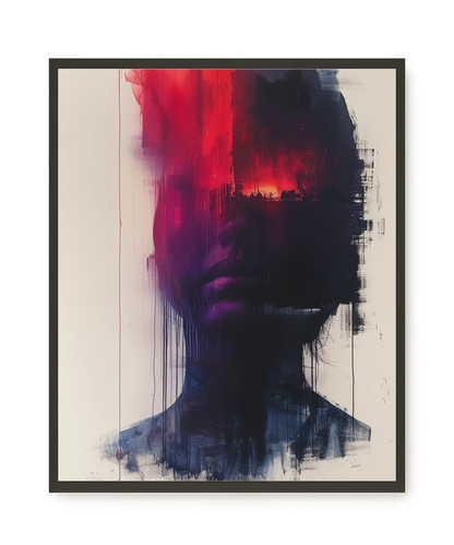 Shadow Face Canvas Wall Art