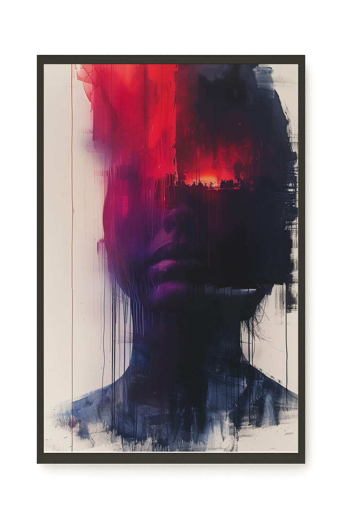 Shadow Face Canvas Wall Art