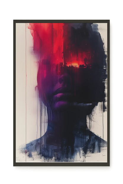Shadow Face Canvas Wall Art