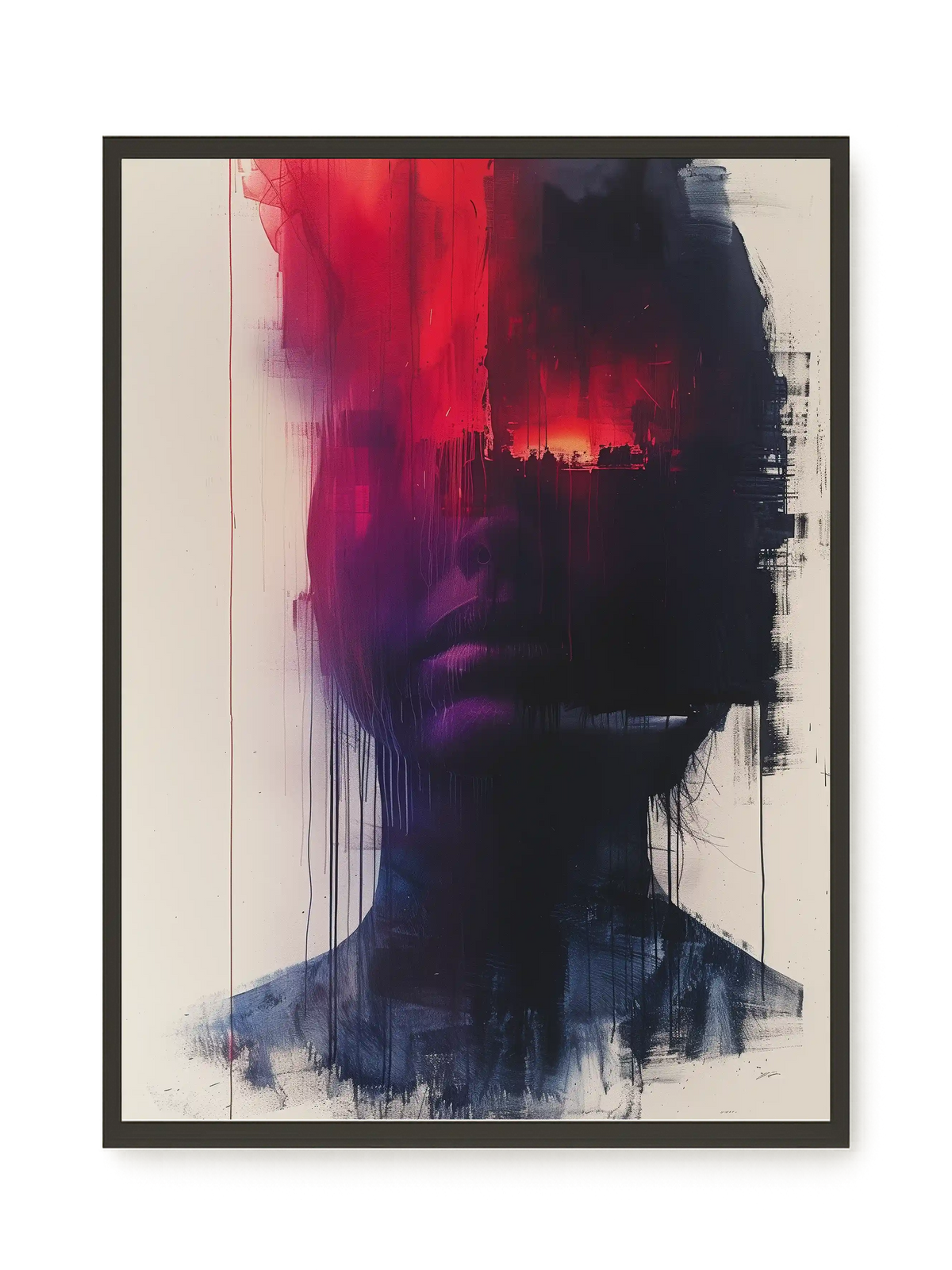 Shadow Face Canvas Wall Art