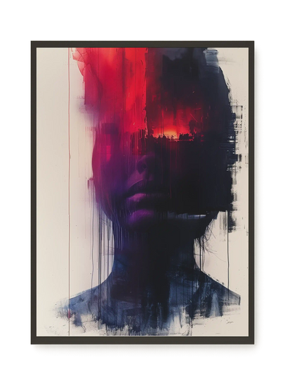 Shadow Face Canvas Wall Art