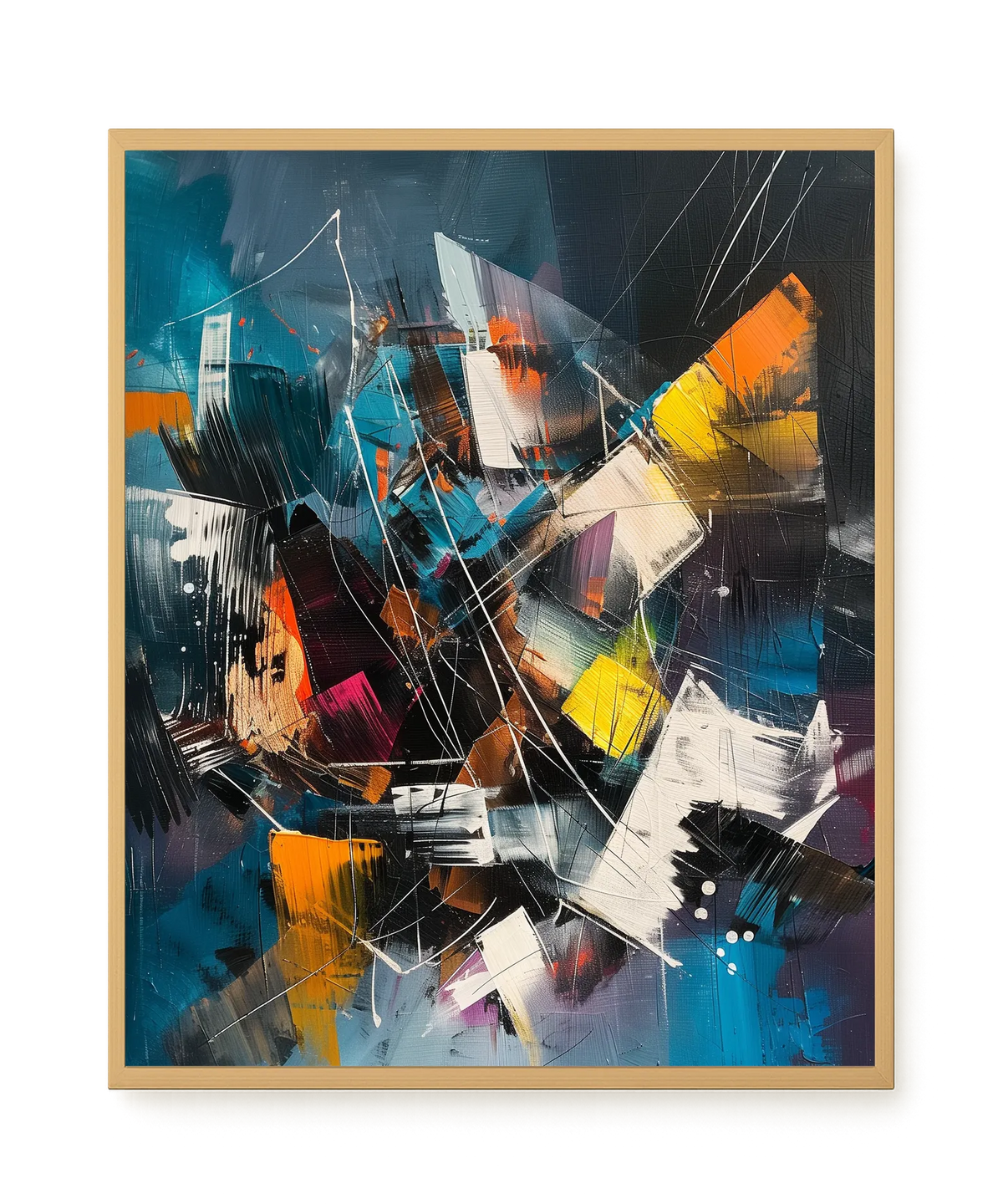 Abstract Motion Canvas Print