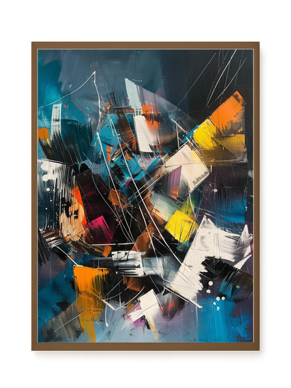 Abstract Motion Canvas Print