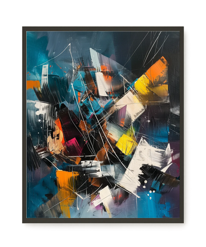 Abstract Motion Canvas Print