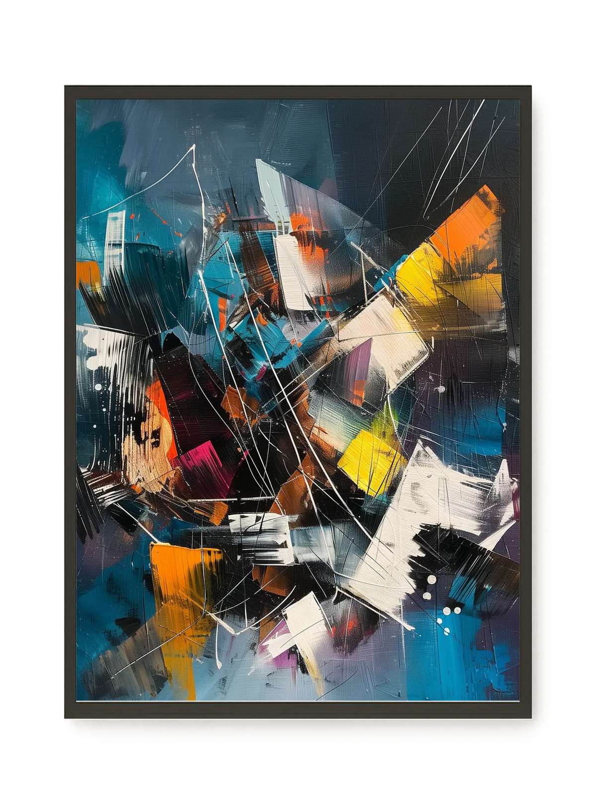 Abstract Motion Canvas Print