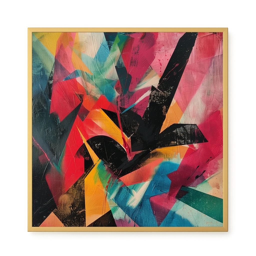 Color Fragmentation Canvas Print