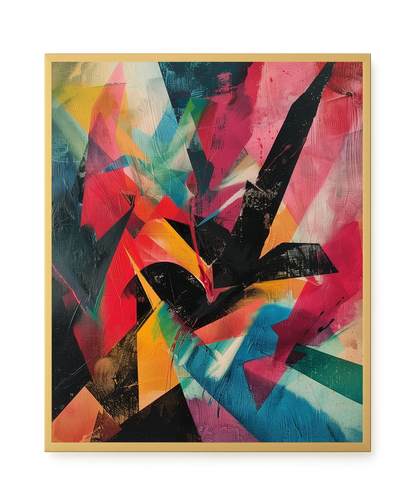 Color Fragmentation Canvas Print