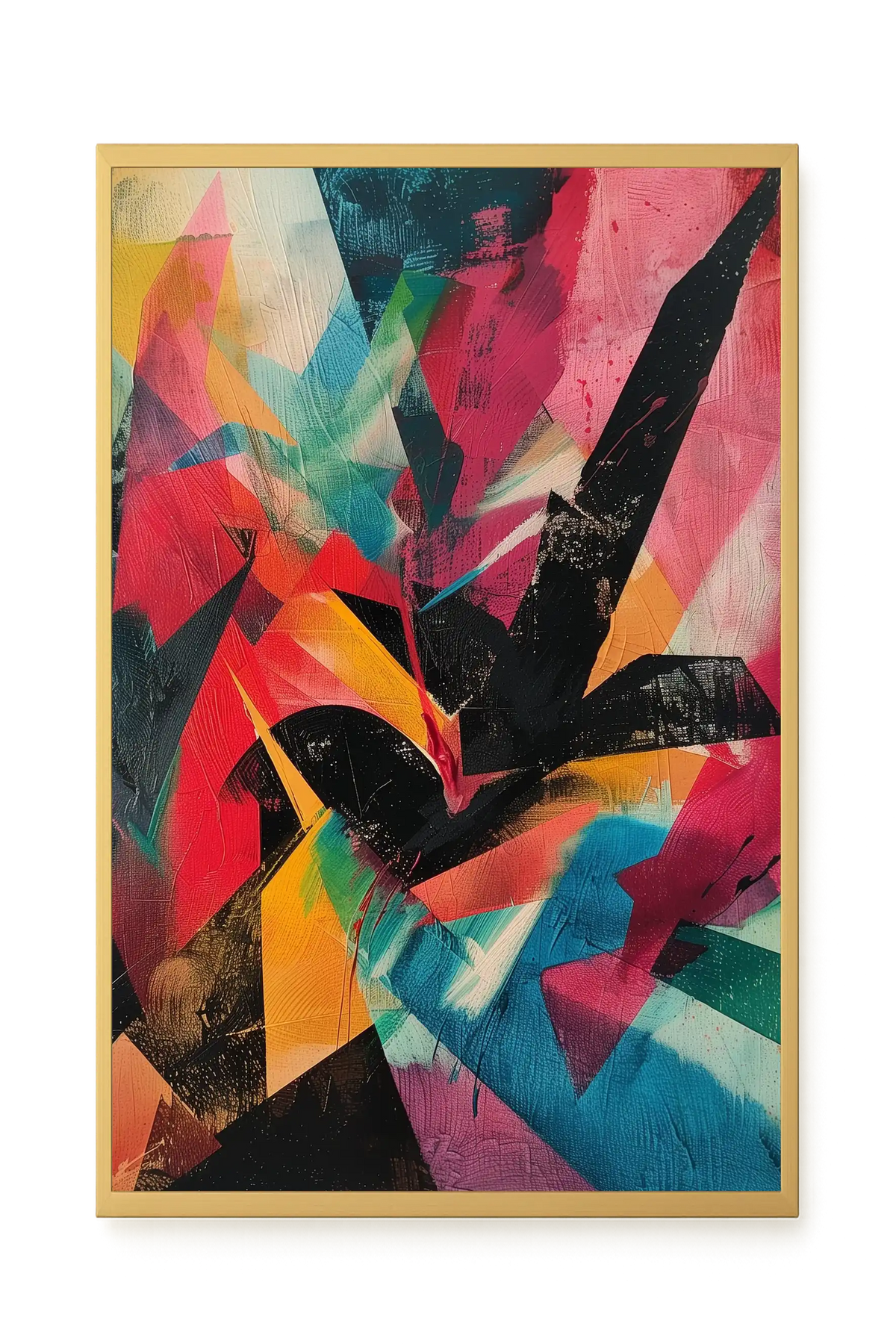 Color Fragmentation Canvas Print