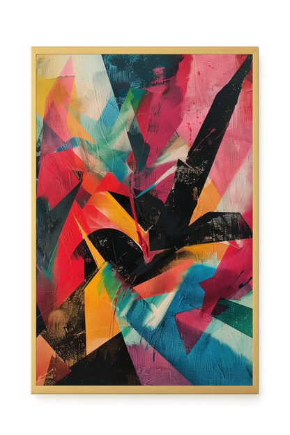 Color Fragmentation Canvas Print