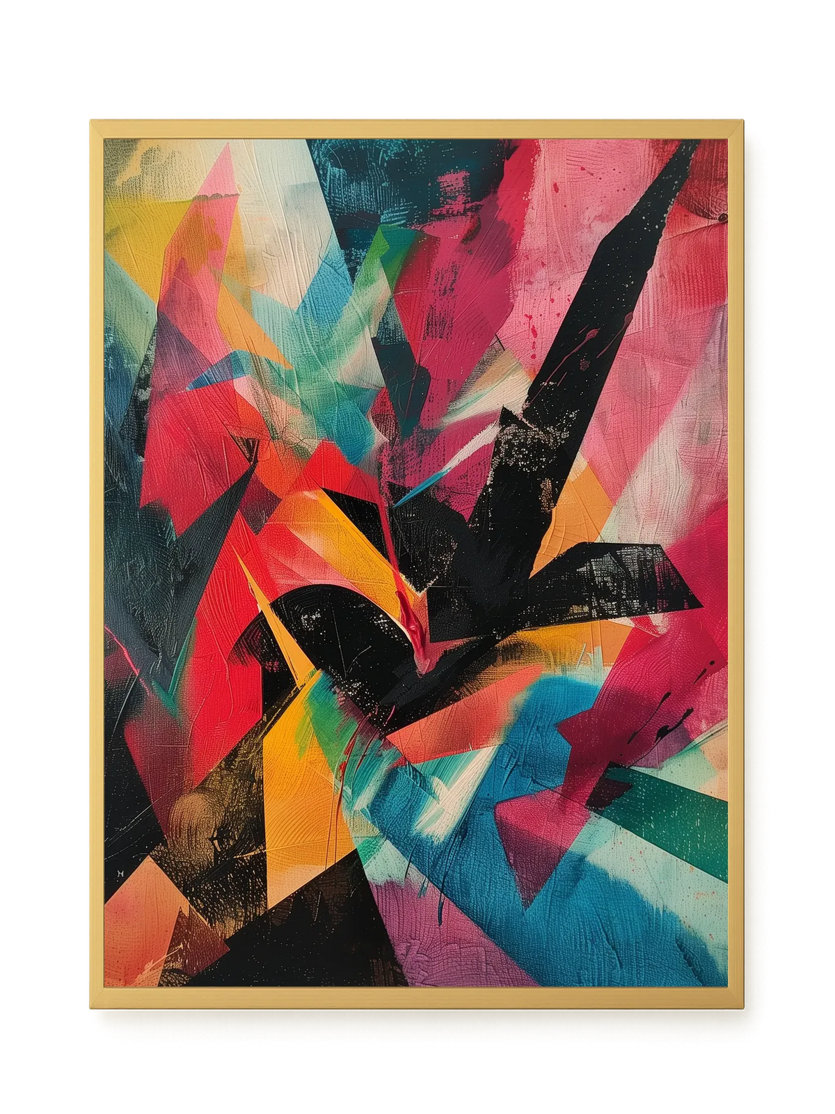 Color Fragmentation Canvas Print