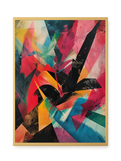 Color Fragmentation Canvas Print