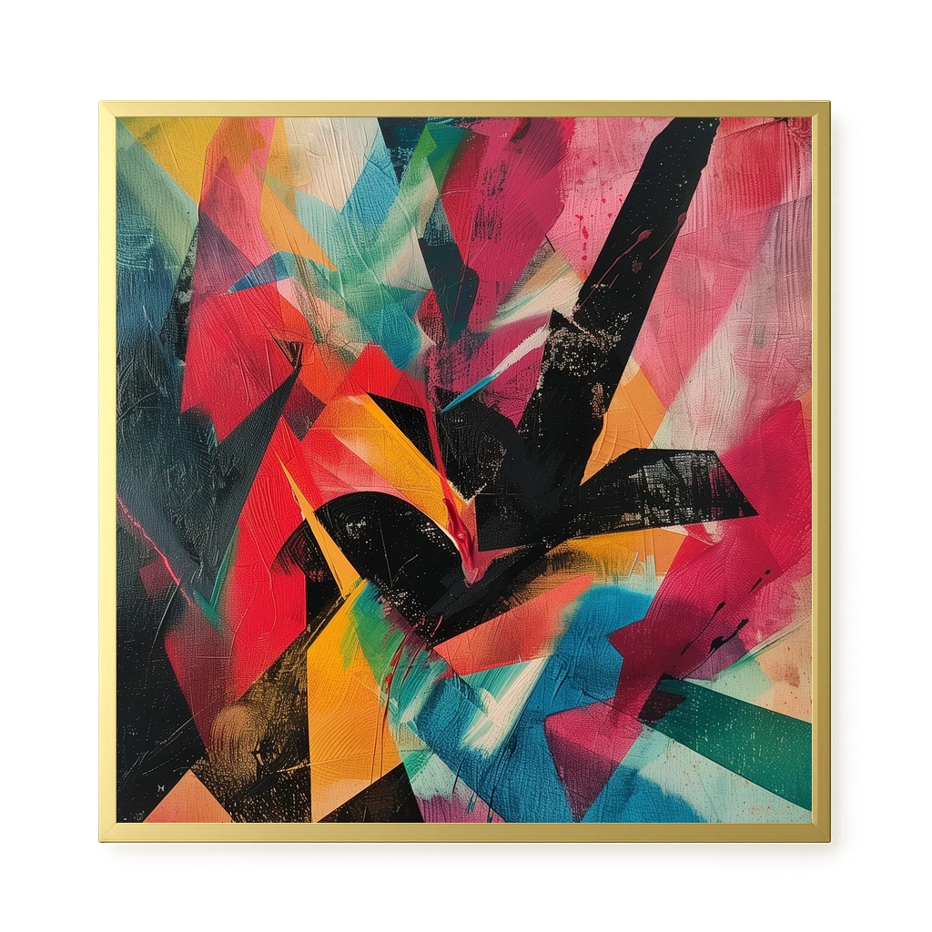 Color Fragmentation Canvas Print