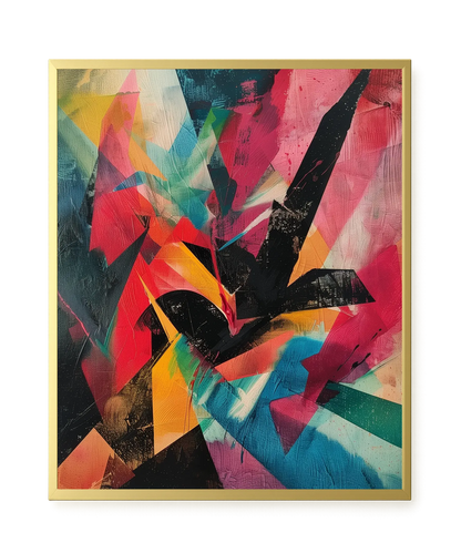 Color Fragmentation Canvas Print