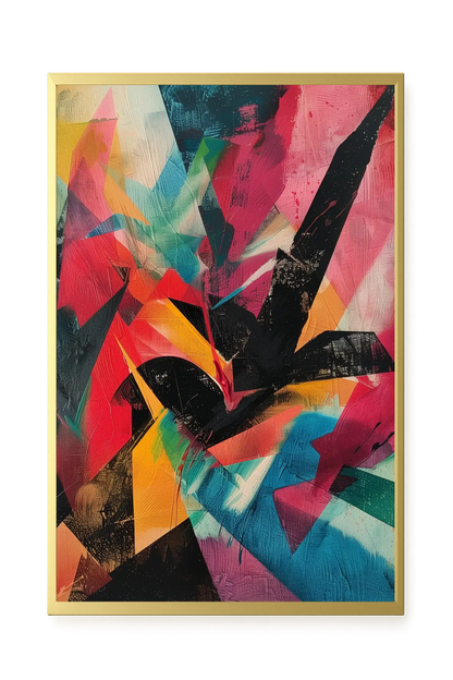 Color Fragmentation Canvas Print