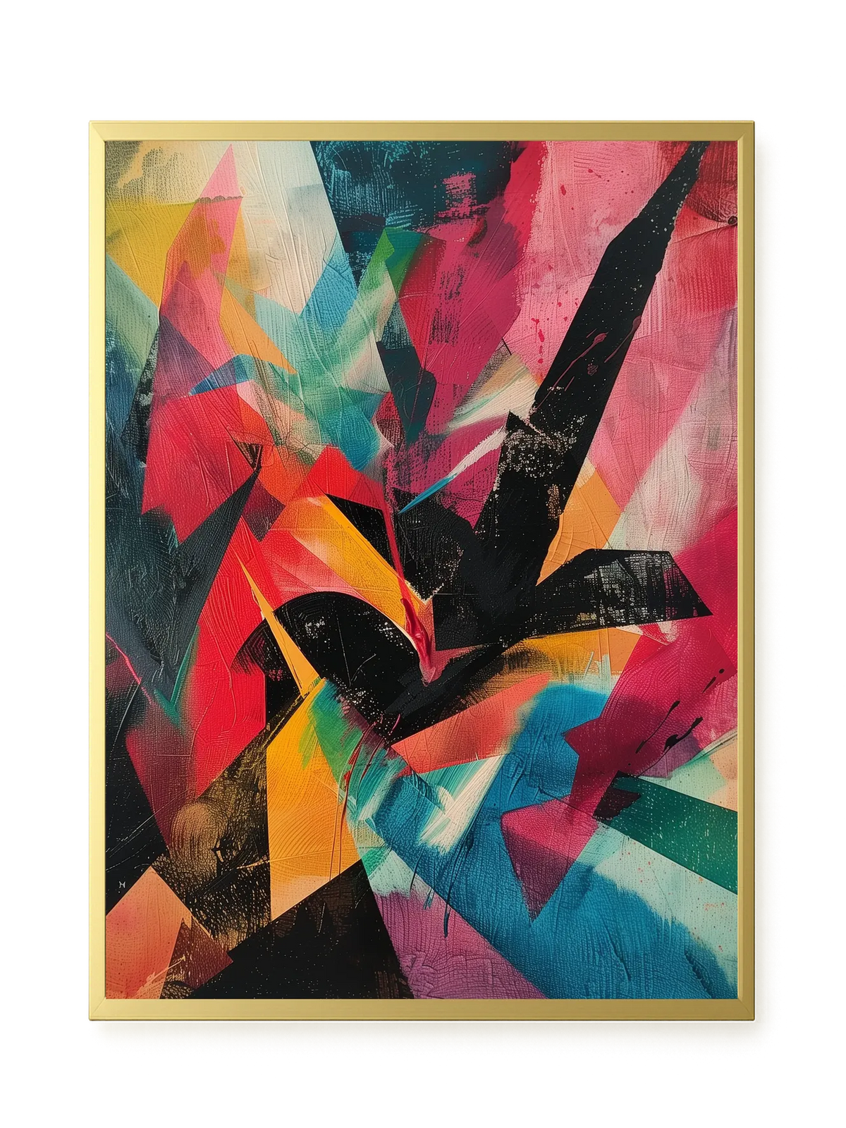 Color Fragmentation Canvas Print