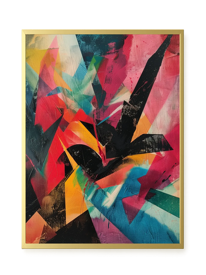 Color Fragmentation Canvas Print