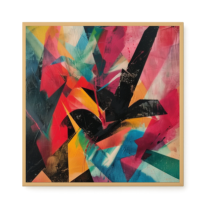 Color Fragmentation Canvas Print