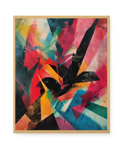 Color Fragmentation Canvas Print