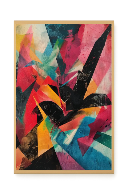 Color Fragmentation Canvas Print