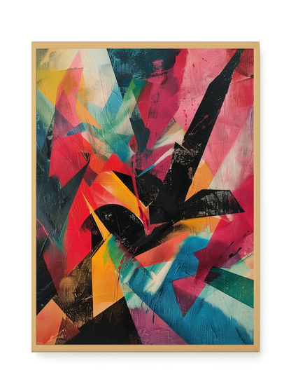 Color Fragmentation Canvas Print