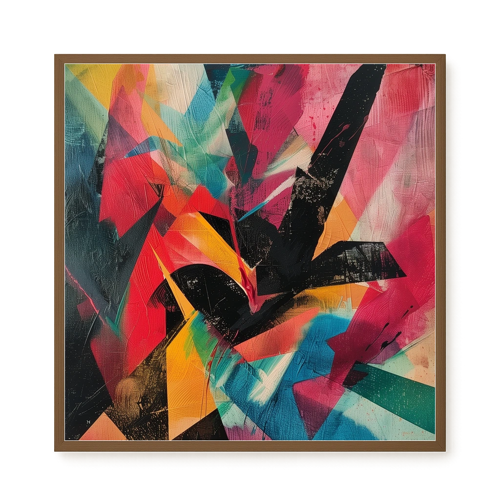 Color Fragmentation Canvas Print