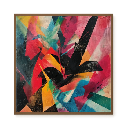 Color Fragmentation Canvas Print