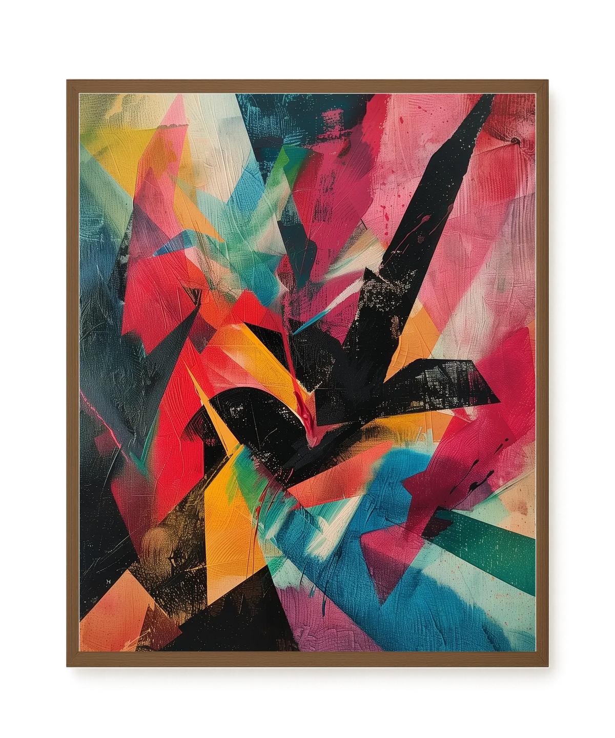Color Fragmentation Canvas Print