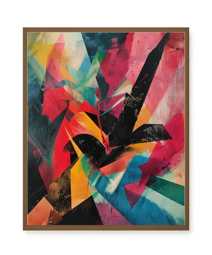 Color Fragmentation Canvas Print