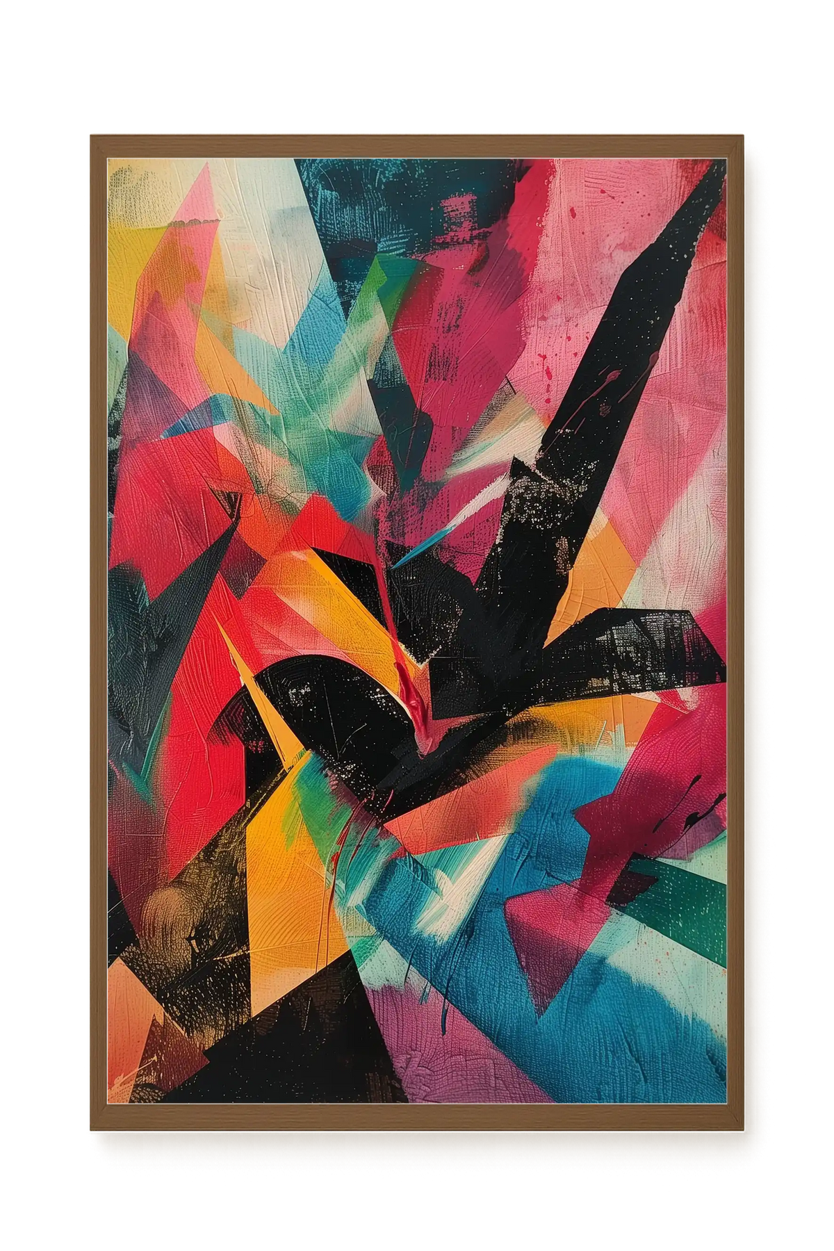 Color Fragmentation Canvas Print