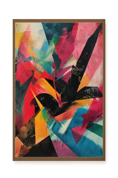 Color Fragmentation Canvas Print