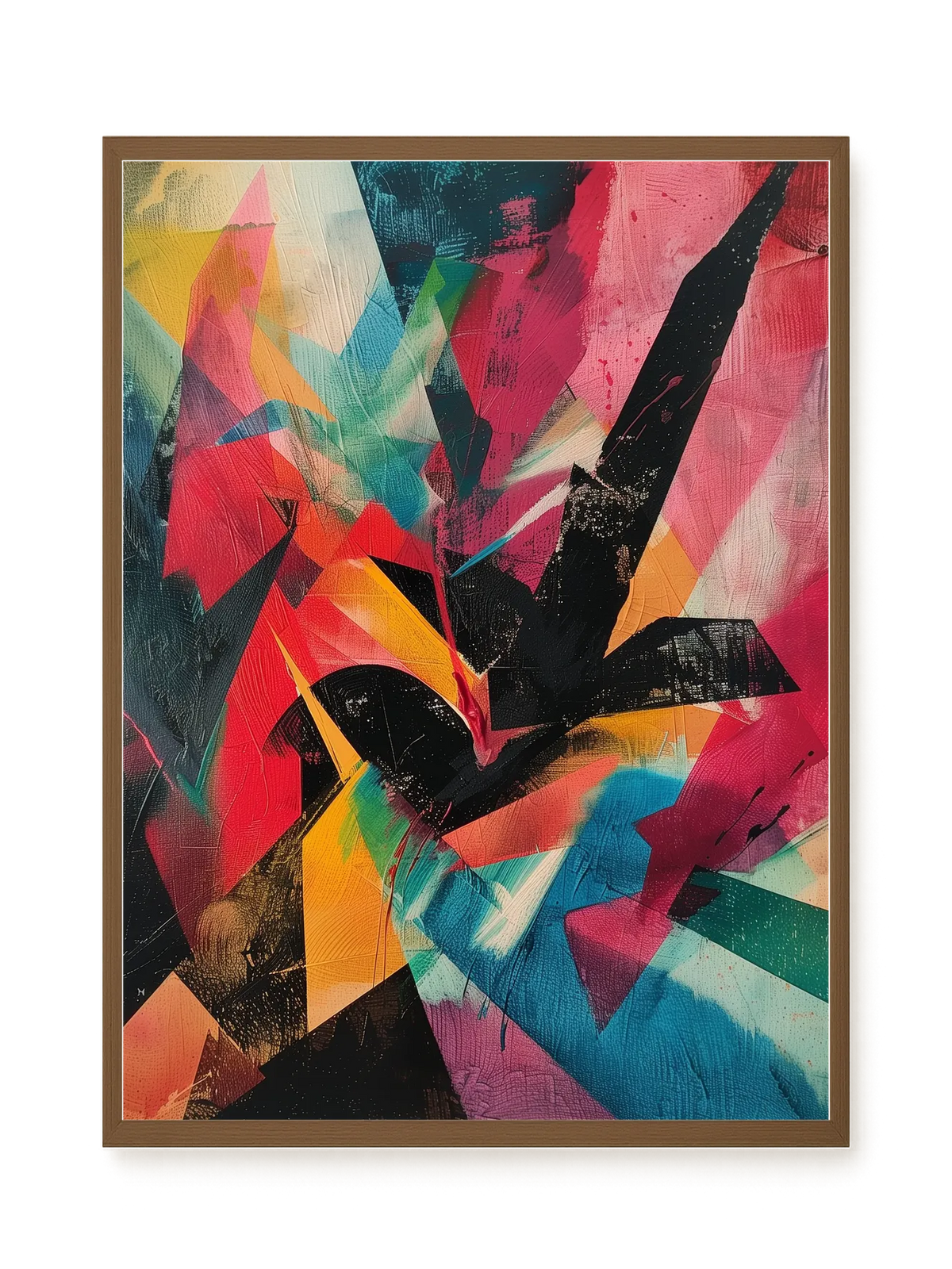 Color Fragmentation Canvas Print
