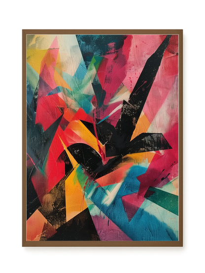 Color Fragmentation Canvas Print