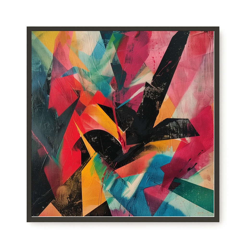Color Fragmentation Canvas Print