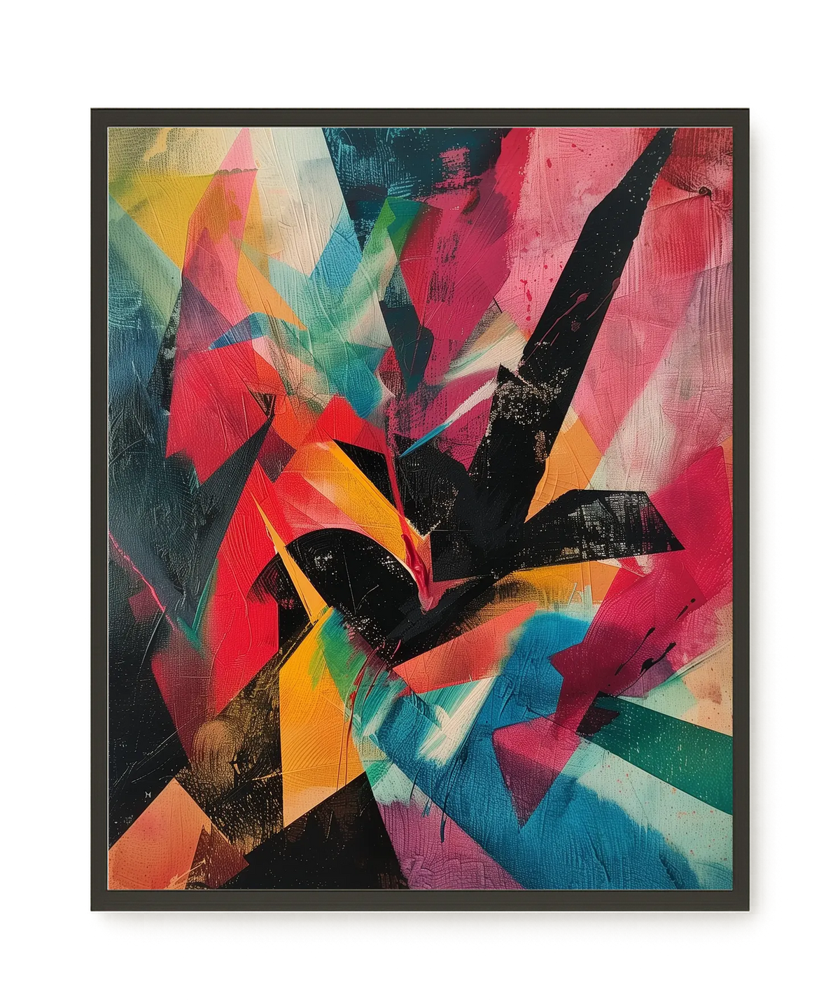 Color Fragmentation Canvas Print